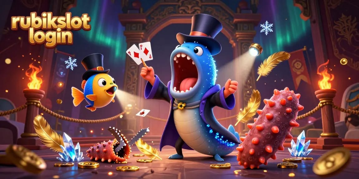 Experience thrilling action with rubikslot login showcasing a magical gambling scene filled with enchanting characters.