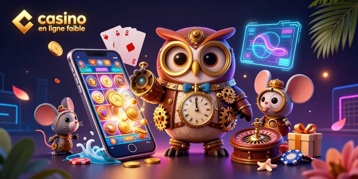 Jouez à des jeux passionnants de casino en ligne fiable avec une illustration captivante et dynamique.