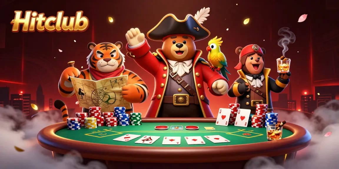 Engage with Hitclub's vibrant online gaming experience while playing card games in a thrilling atmosphere.
