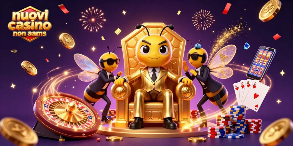 Giocare ai nuovi casino non AAMS con colori vivaci e effetti scintillanti.