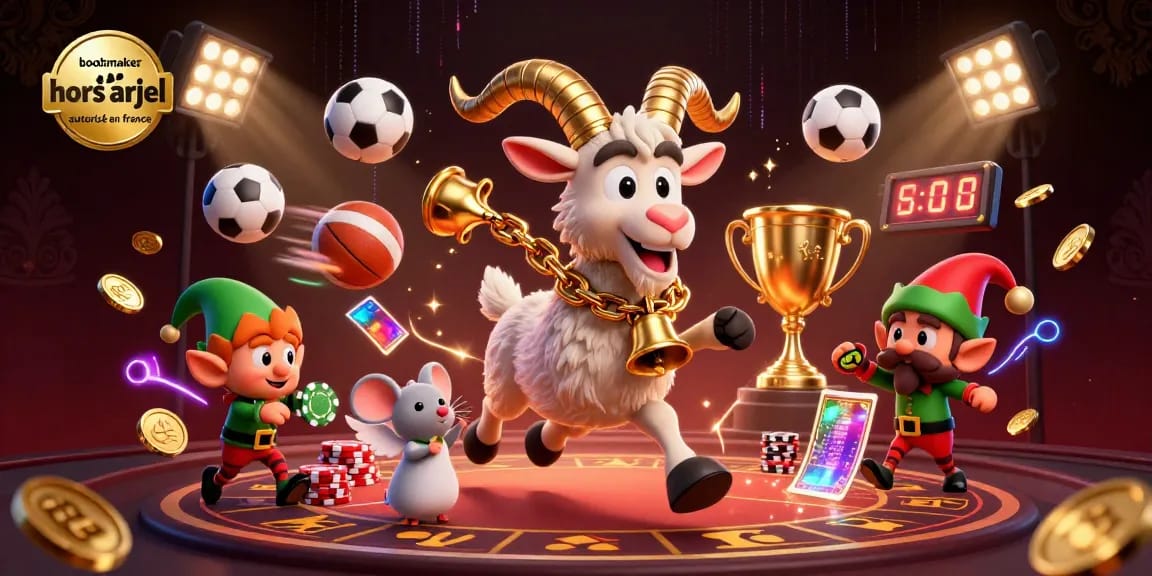 Pariez sur un bookmaker hors ARJEL autorisé en France avec une ambiance festive au casino, plein de jeux.