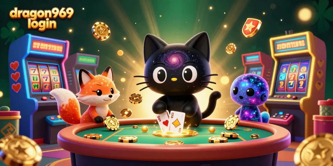Immerse in exciting gameplay at dragon969 login, featuring vibrant slot elements with captivating characters.