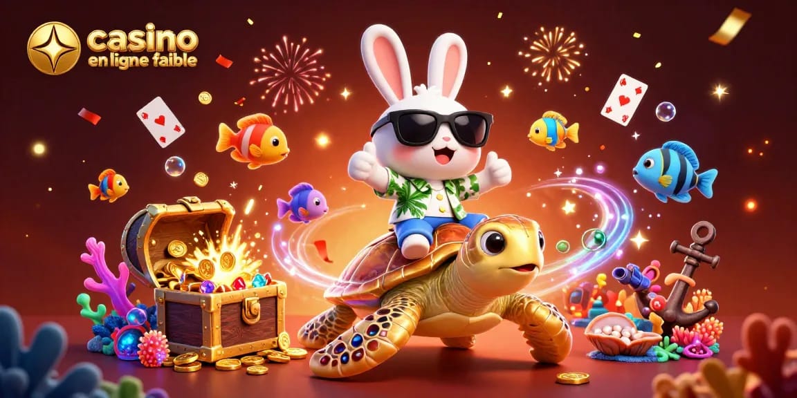 Jouer au casino en ligne fiable avec des enfants chanceux et une tortue dorée sous les eaux.