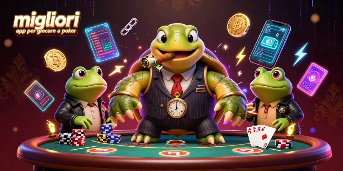 Scopri le migliori app per giocare a poker con una scena vivace e personaggi unici che animano l'azione.