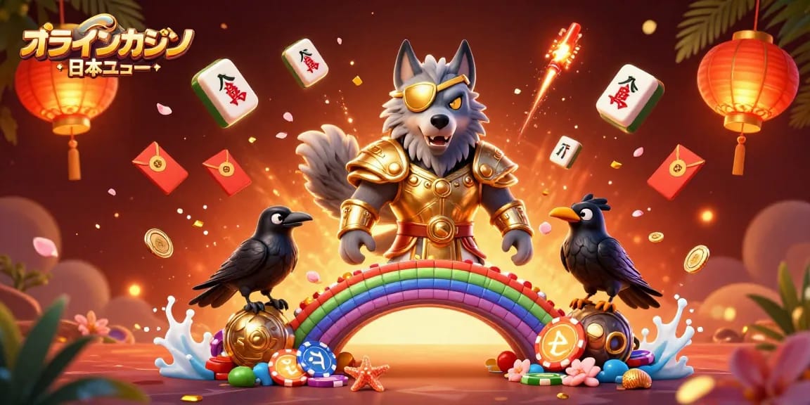 オンラインカジノ 日本語で豪華絢爛なゲーム世界を楽しむ壮大なシーン。