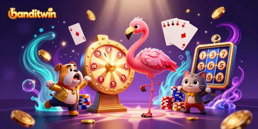 Banditwin menang di mesin slot dengan simbol buah yang menggoda dan keberuntungan yang bergerak cepat.