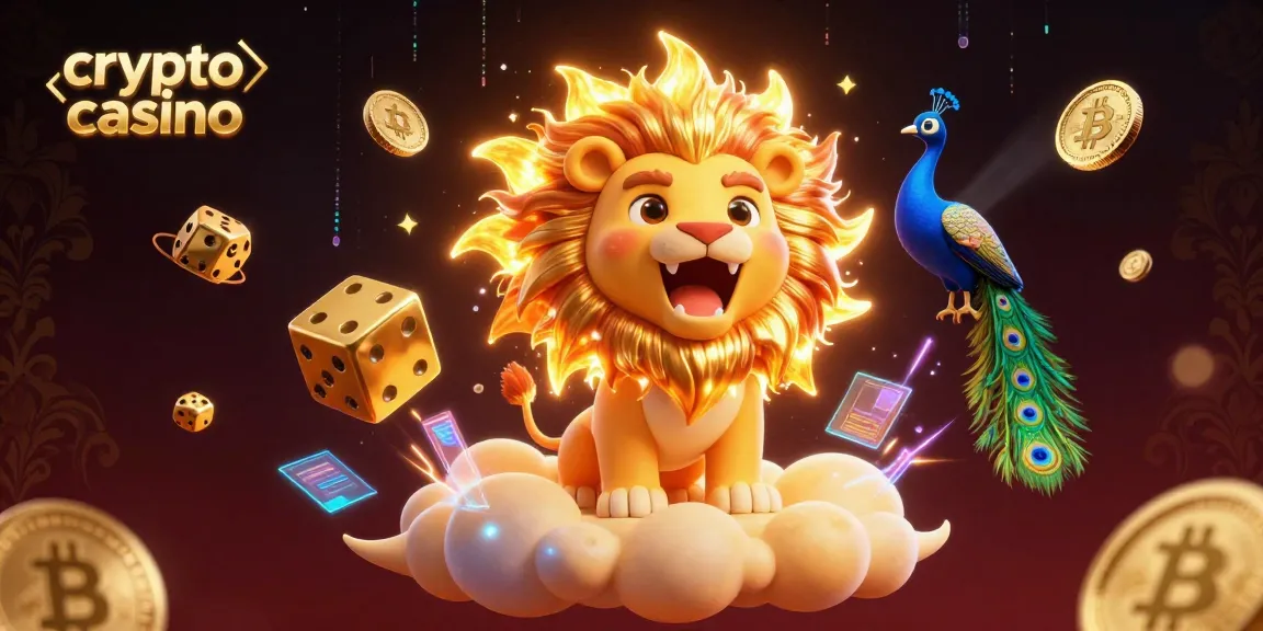 Gioca nei migliori crypto casino con Ethereum e Bitcoin in un'illustrazione vibrante e coinvolgente.