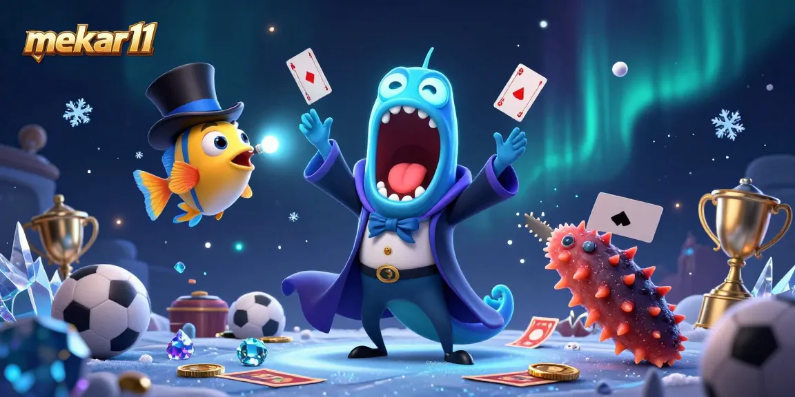 Mekar11 bettors enjoying thrilling sports betting action with vibrant characters and dynamic gameplay elements.
