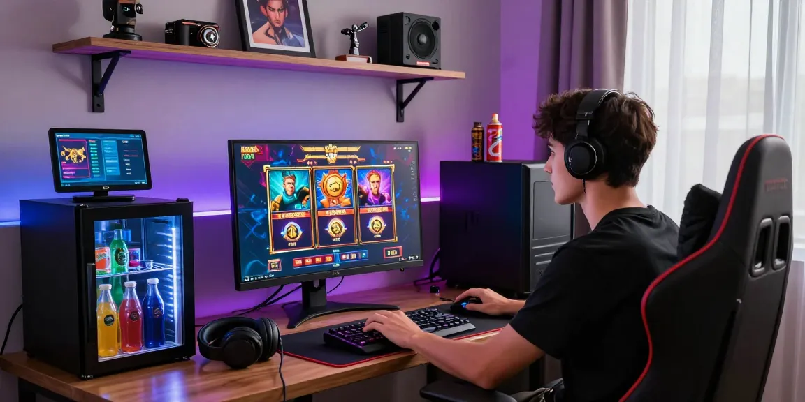 Pengalaman bermain diana4d dengan gamer terfokus di ruang permainan modern.