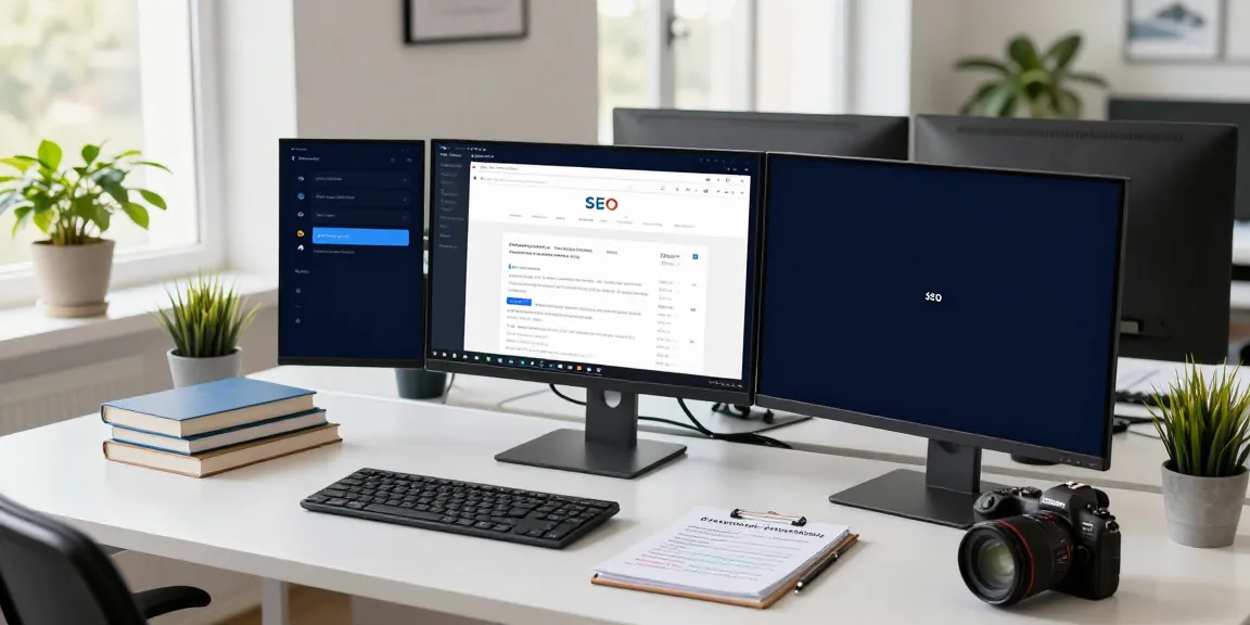SEO expert analyzing rokok88 link in a modern digital marketing workspace.
