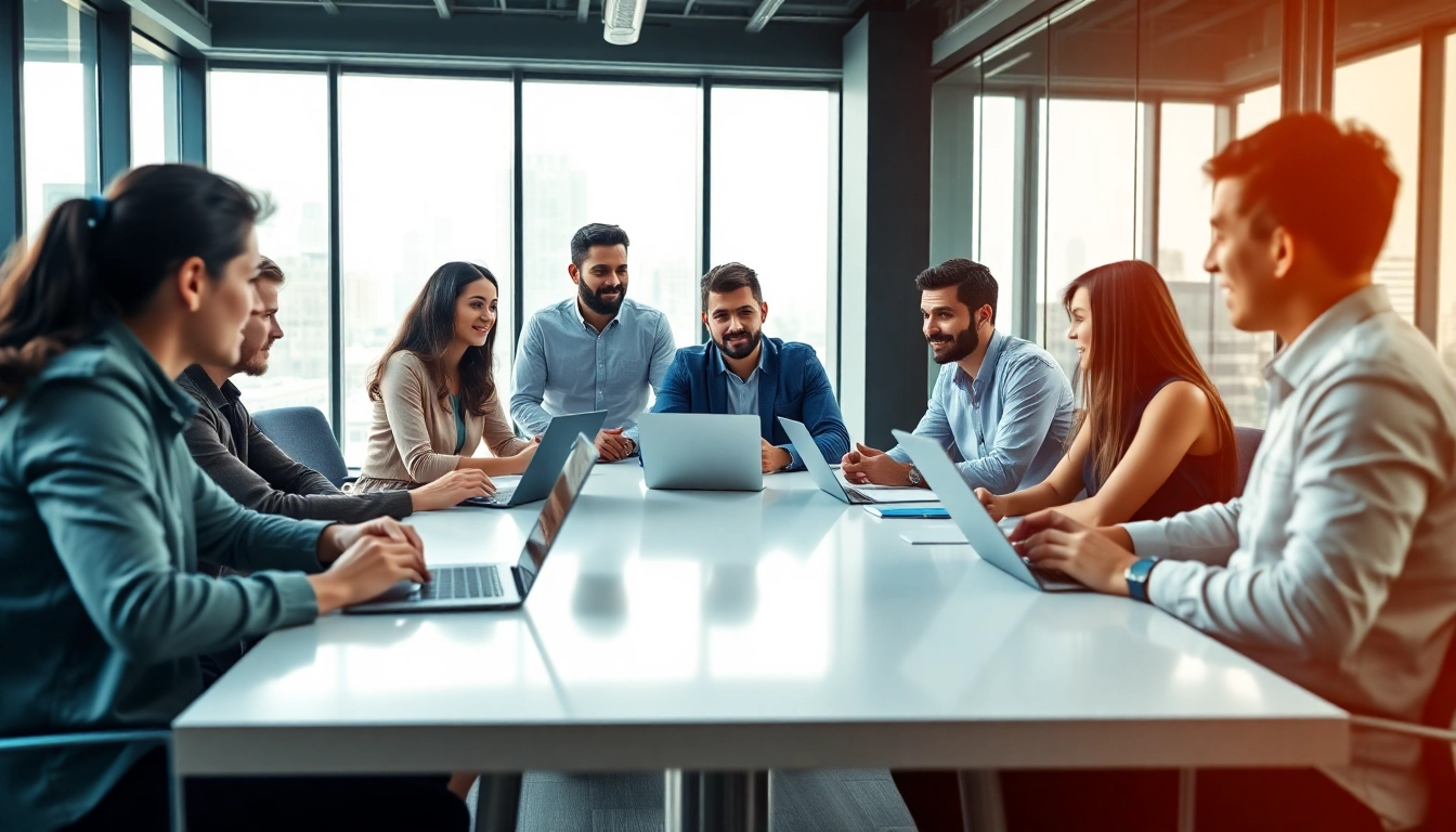 Besprechung im Team bei https://alvionz.de/ zur Webentwicklung mit interaktiven Elementen