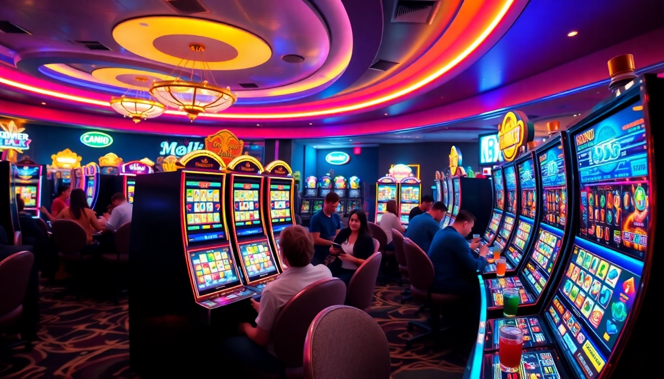 Menangkan jackpot di slot88 dengan mesin slot yang penuh warna dan suasana kasino yang ceria.