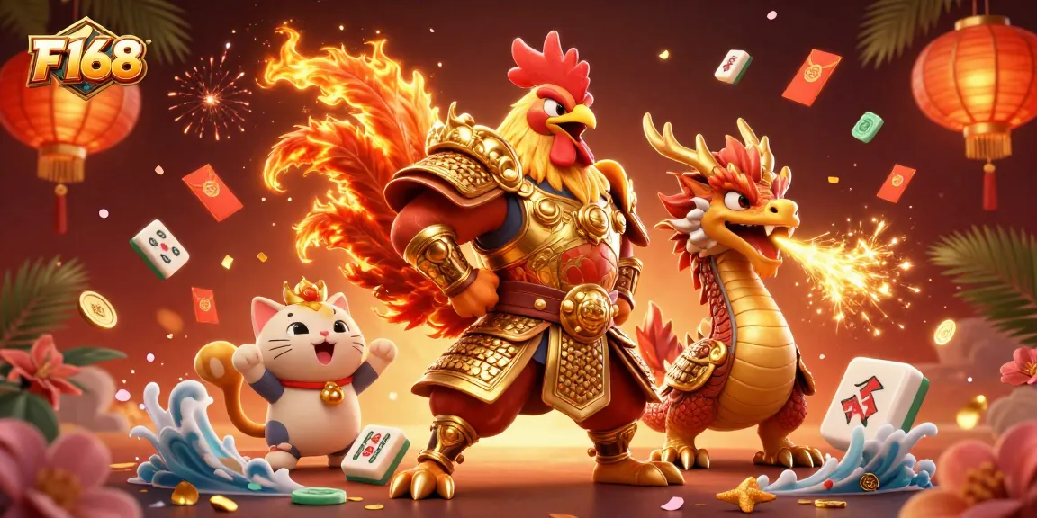 Experience thrilling gameplay at F168 with dynamic characters and vibrant casino elements.