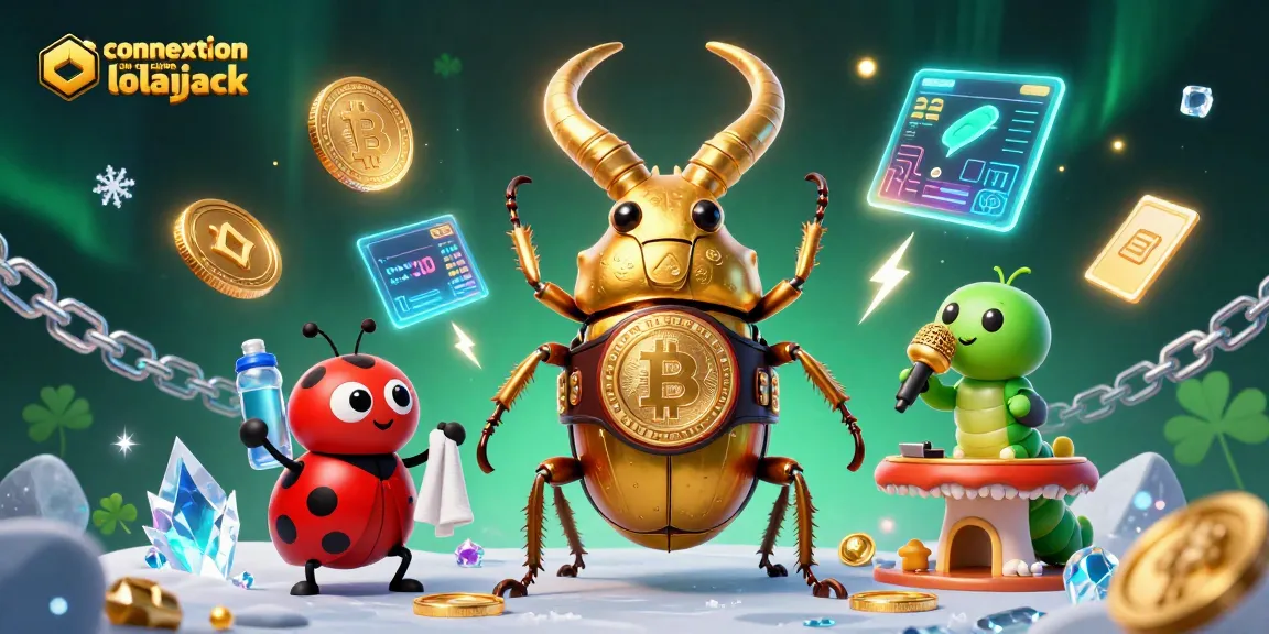 Join the action at connexion au casino lolajack, featuring a golden stag beetle champion in a vibrant gaming scene.