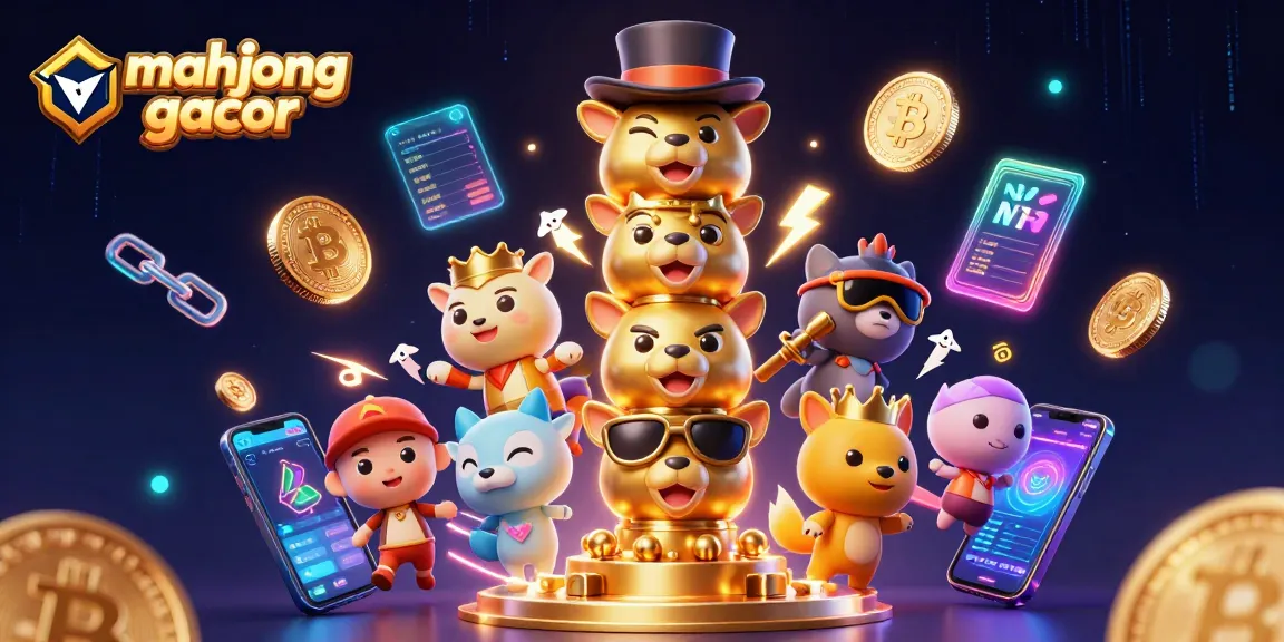 Experience the excitement of mahjong gacor with vibrant symbols and 3D animated characters.