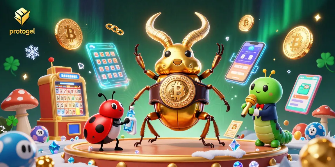 Get excited for protogel as giant stag beetle battles in a vibrant online lottery scene!