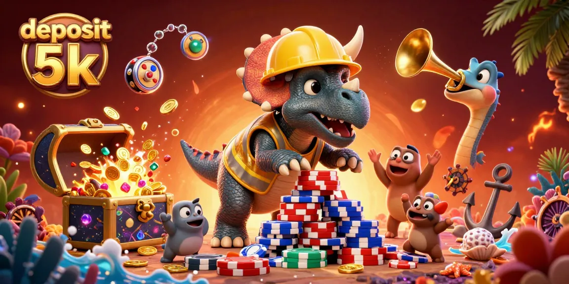 Engage in thrilling slot action with deposit 5k at our vibrant casino!